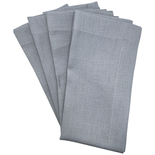 Handmade Linen Napkins (Blue)