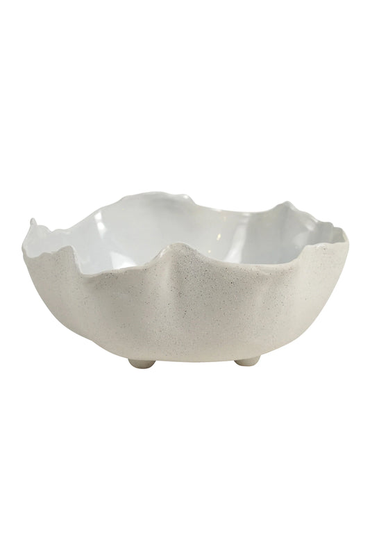 White Stone Wave Bowl