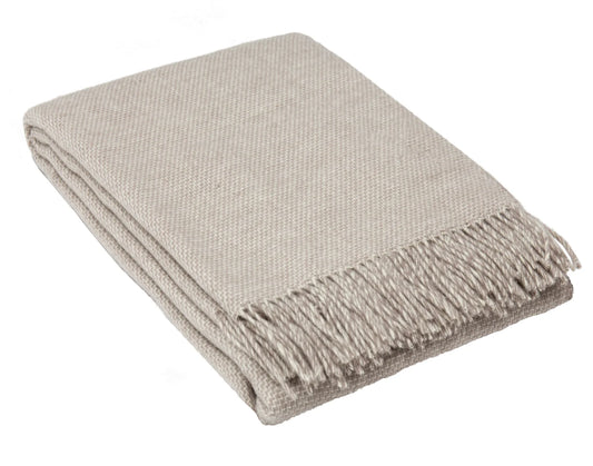100% New Zealand Wool Throw Rug - The Cambridge Silver