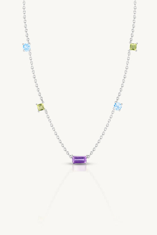 Daisy Silver Necklace