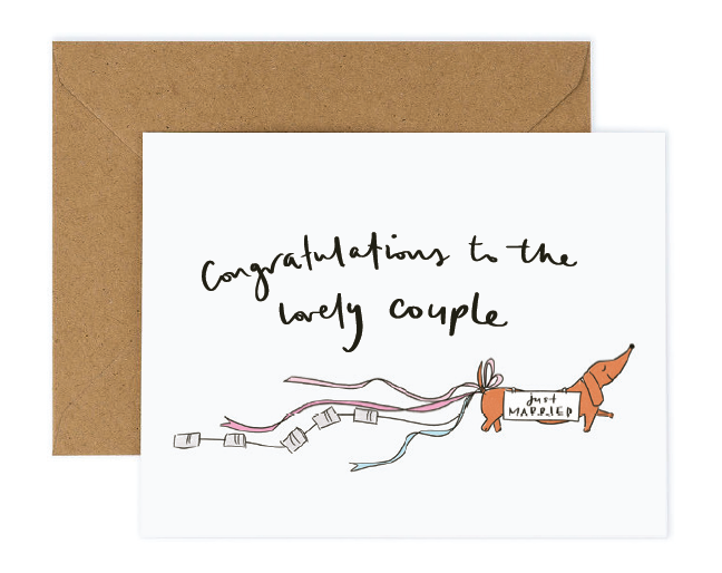 Congratulations To The Lovely Couple Card