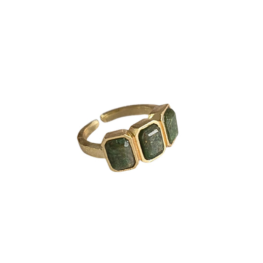 Natural Stone Ring - one size fits most