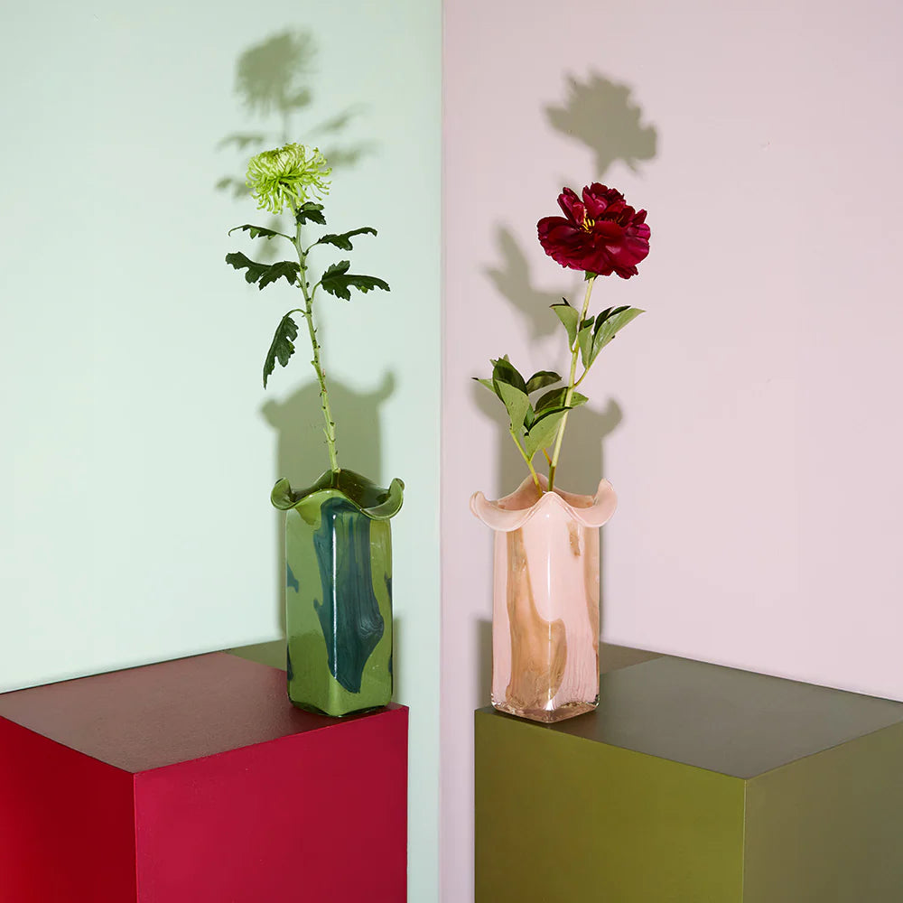 Cubism Pink Vase
