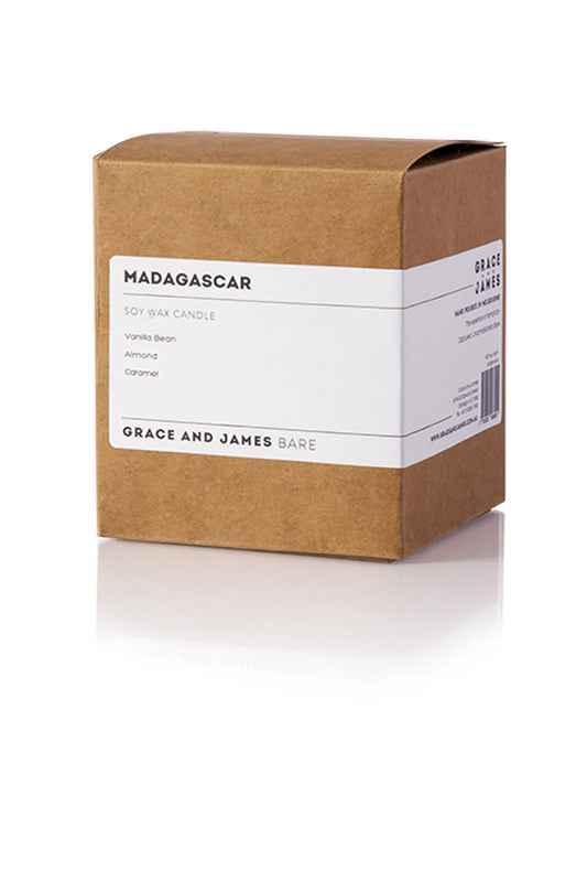 Madagascar Candle | Vanilla Bean, Almond and Caramel