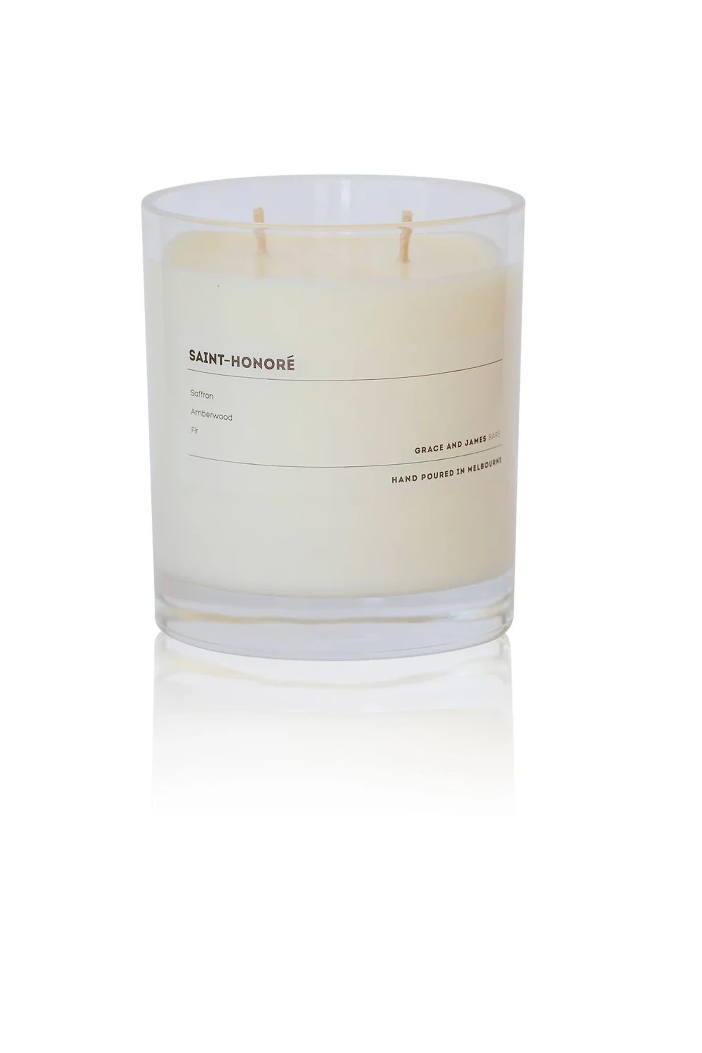 Saint Honoré Candle | Saffron, amberwood and fir