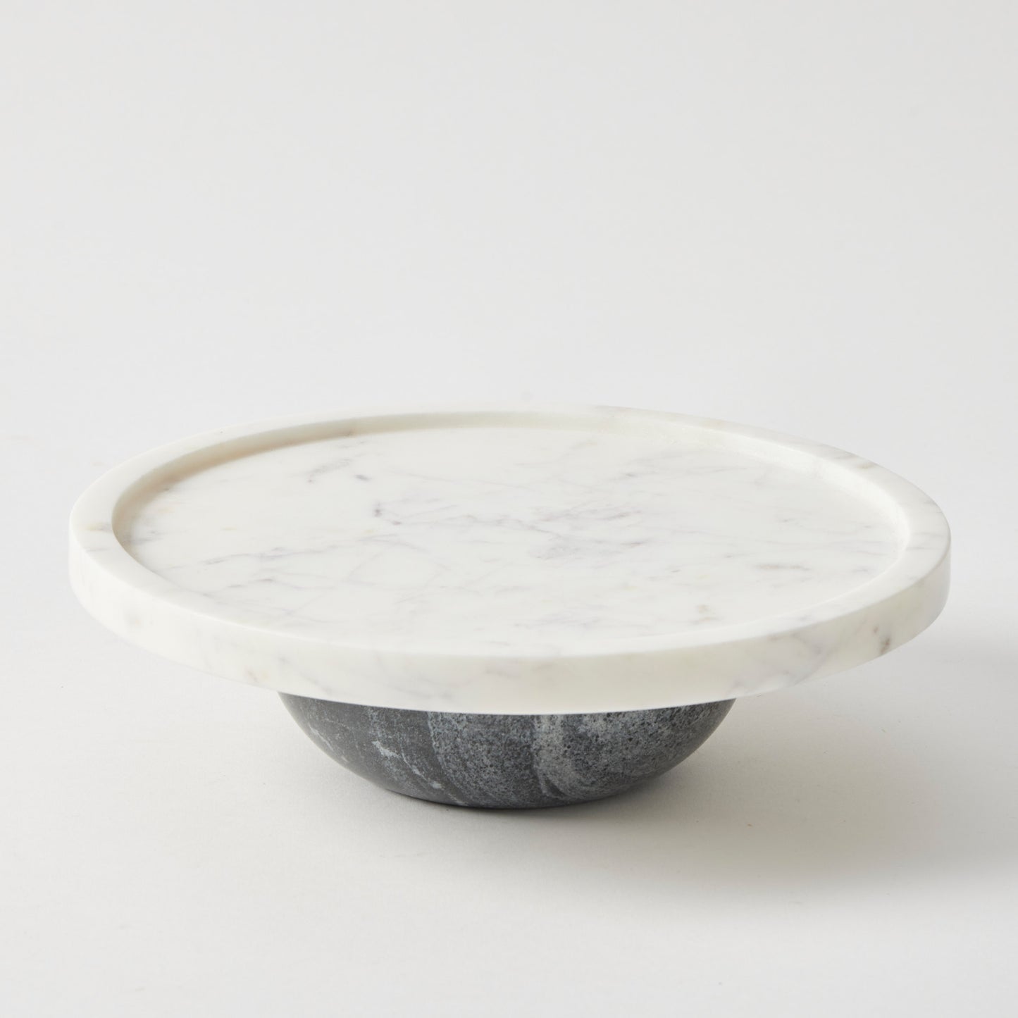 Black and White Marble Platter