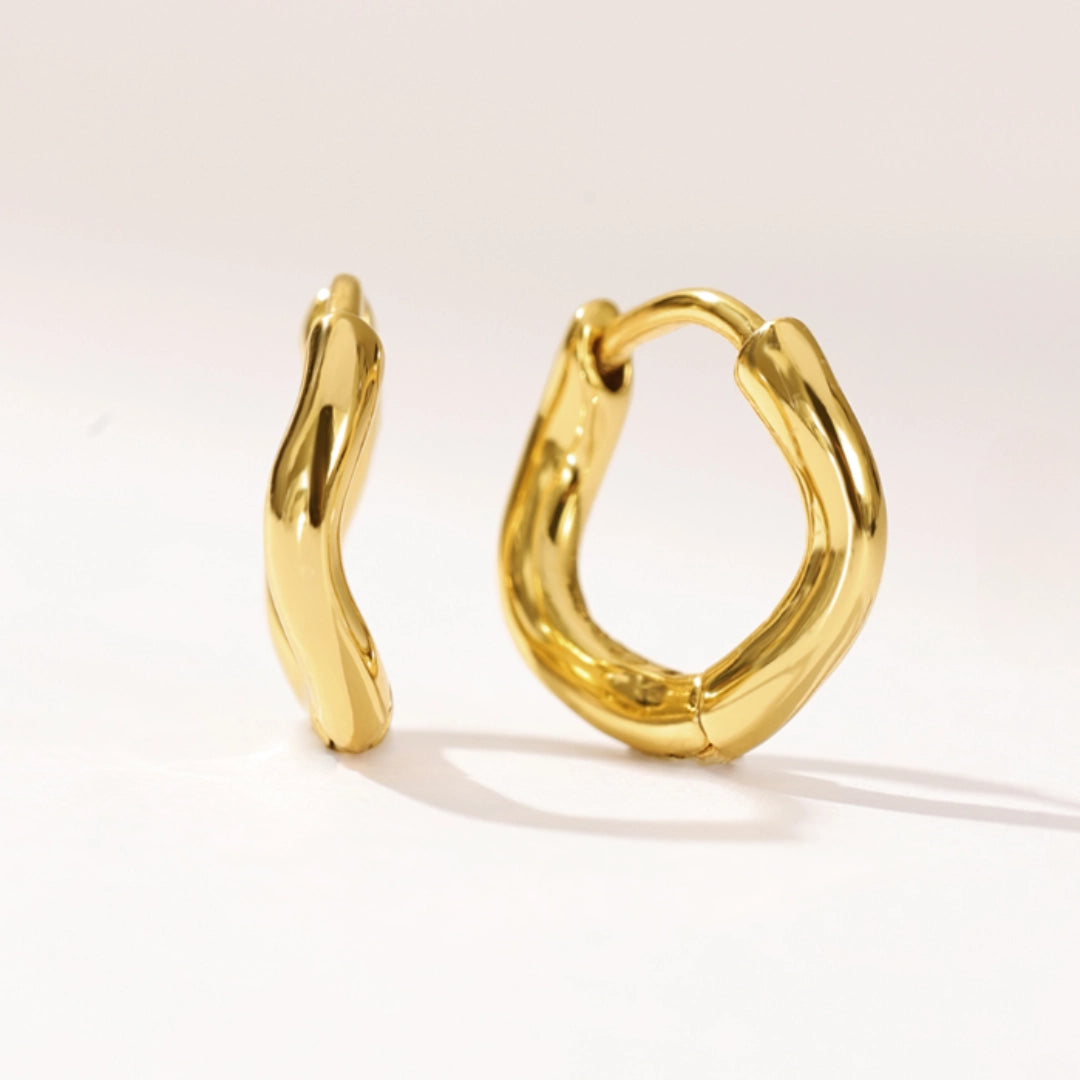 Twisted Hoop Earrings