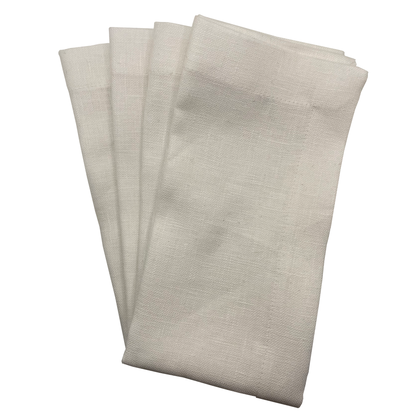 Handmade Linen Napkins (White)