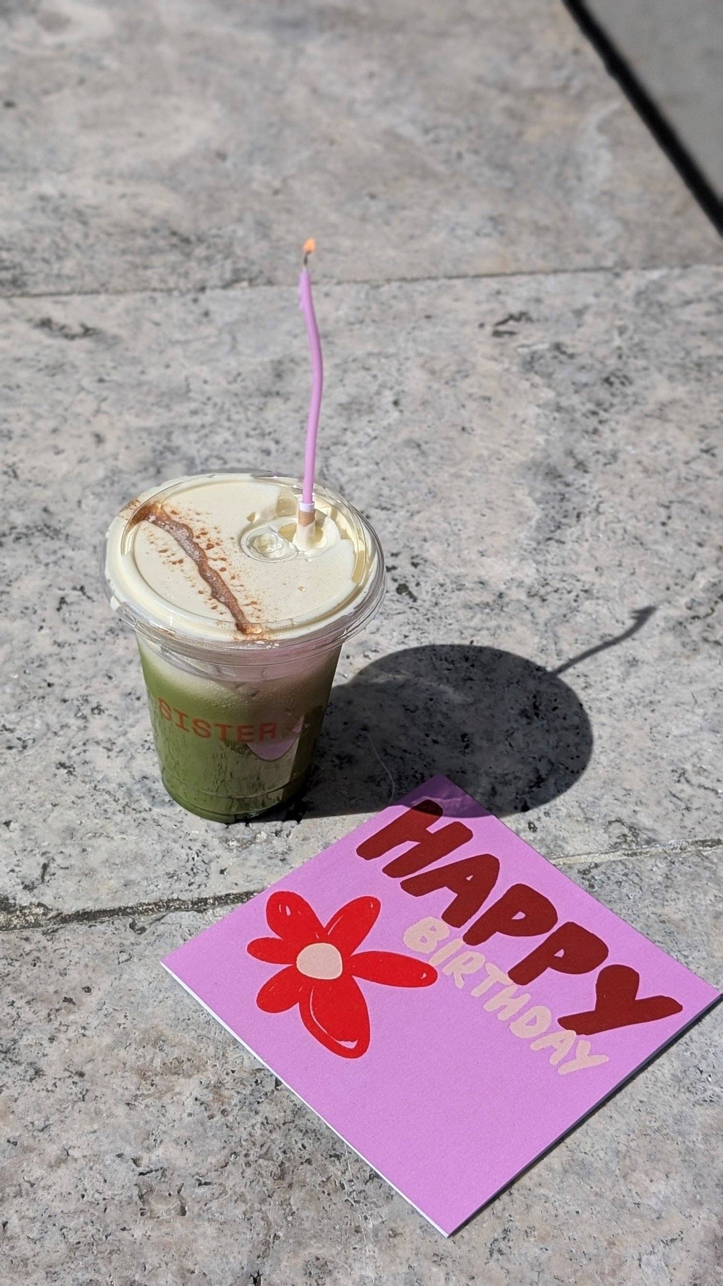 Happy Birthday Flower Card