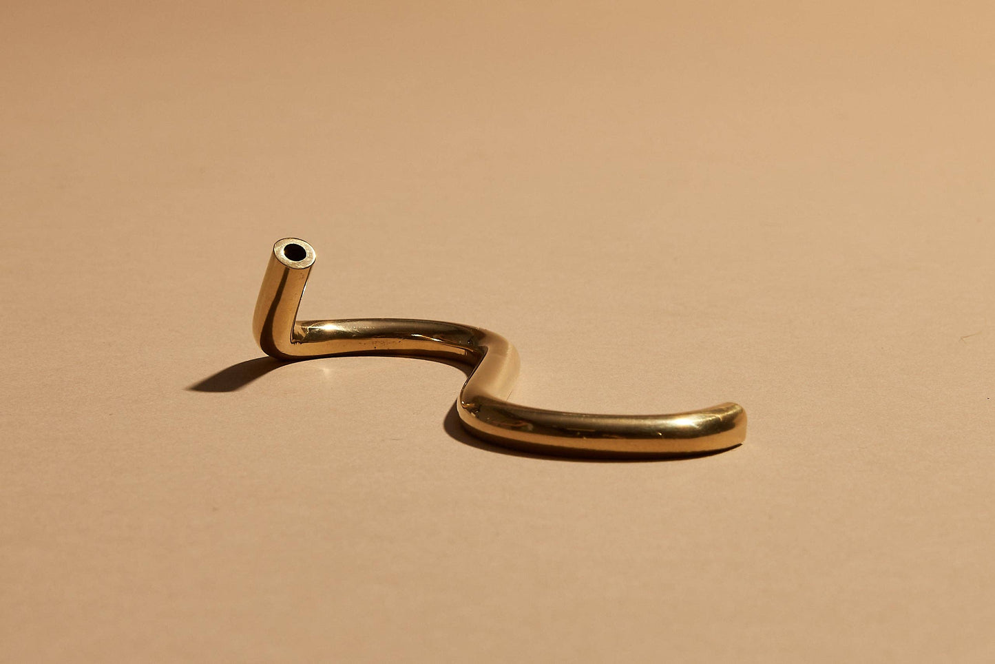 Brass Incense Holder - Wave