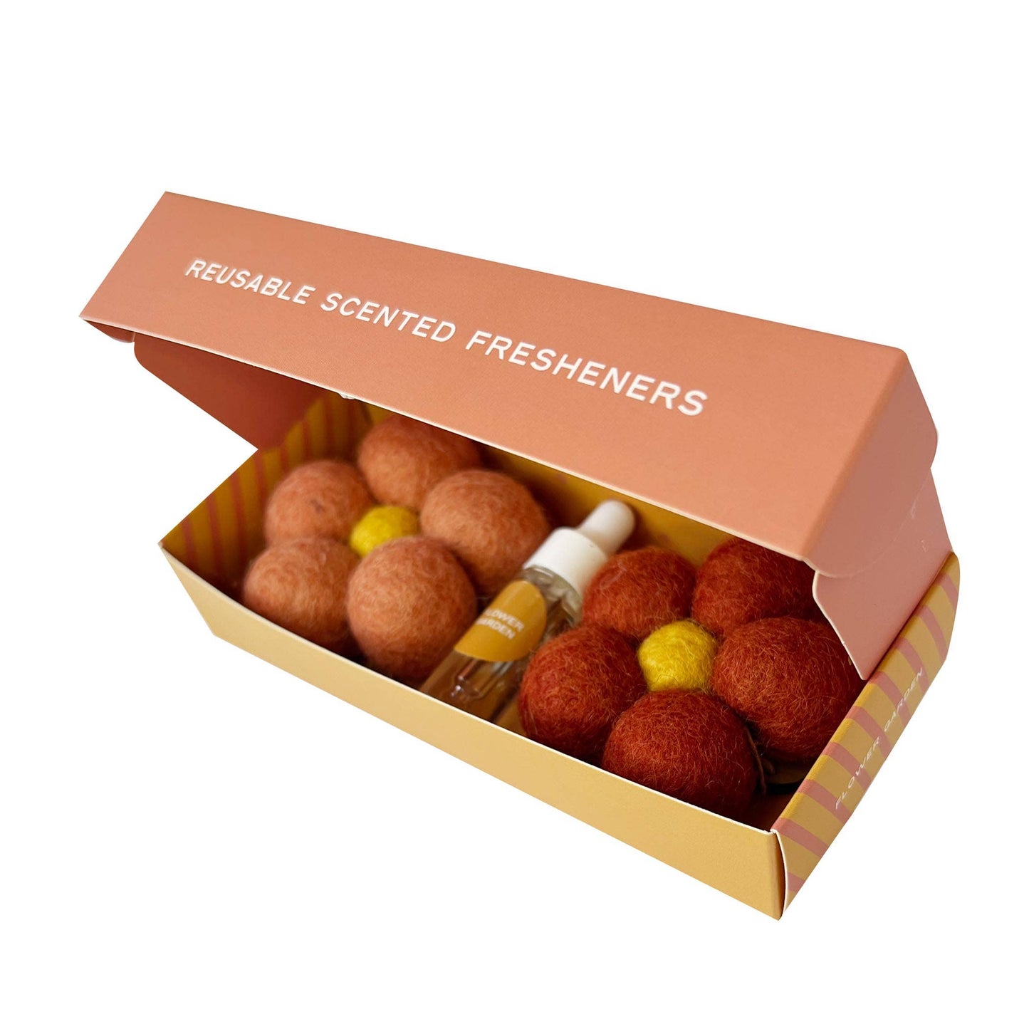 Felt Flower Air Fresheners - Flower Garden