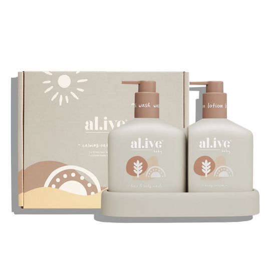 Al.ive Baby Hair and Body Duo, Calming Oatmeal