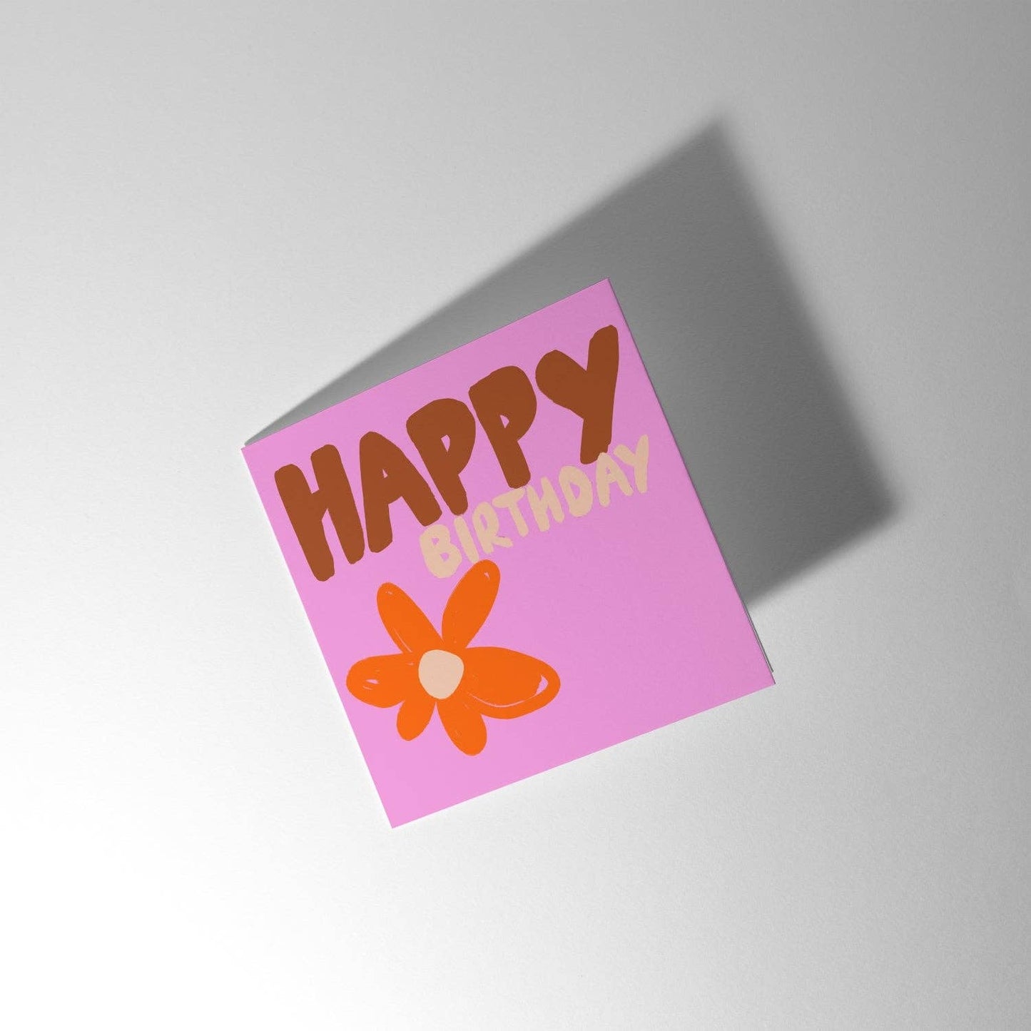Happy Birthday Flower Card