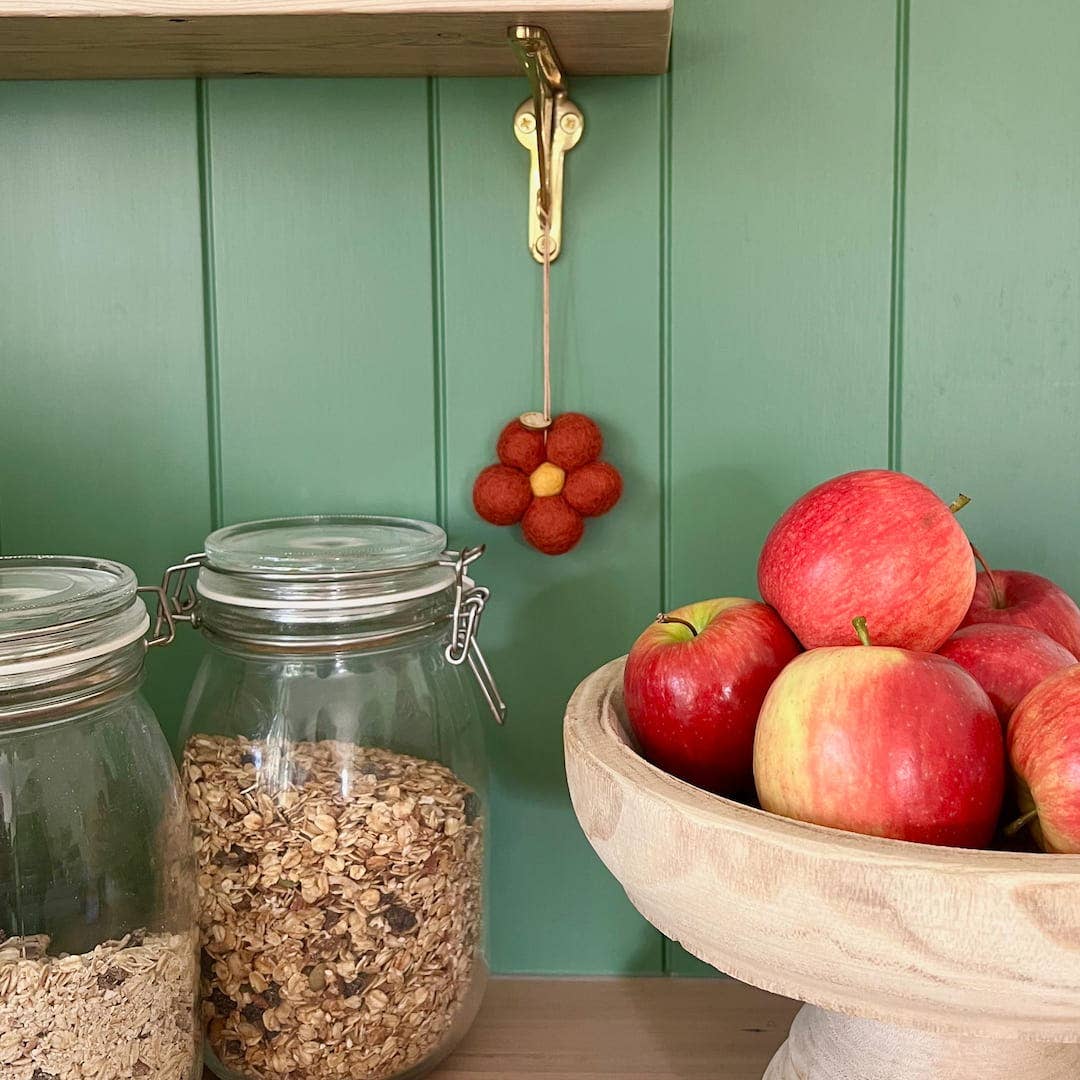 Felt Flower Air Fresheners - Flower Garden