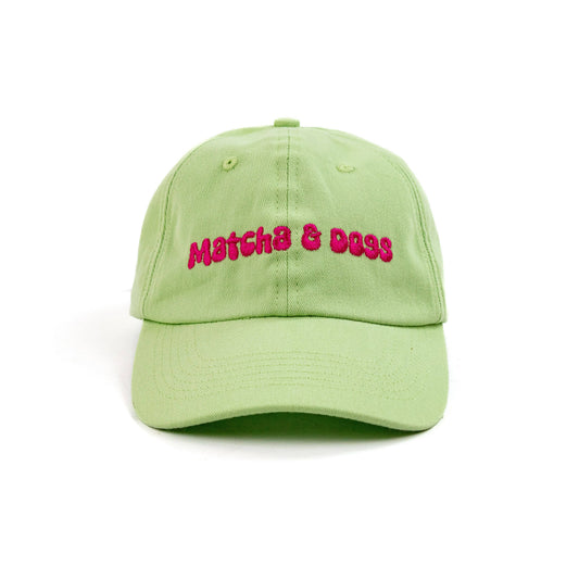 'Matcha & Dogs' Baseball Cap