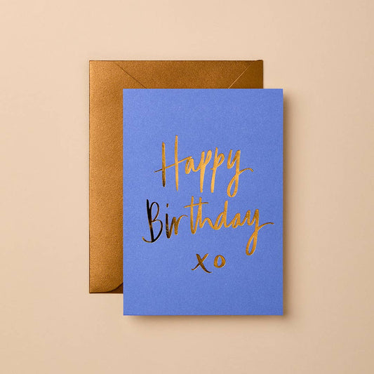 Happy Birthday xo Card
