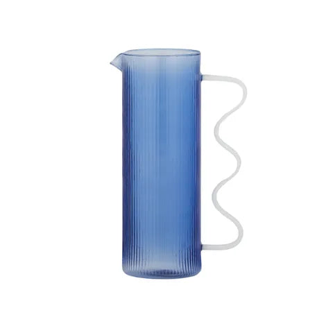 Beliza Ribbed Glass Jug