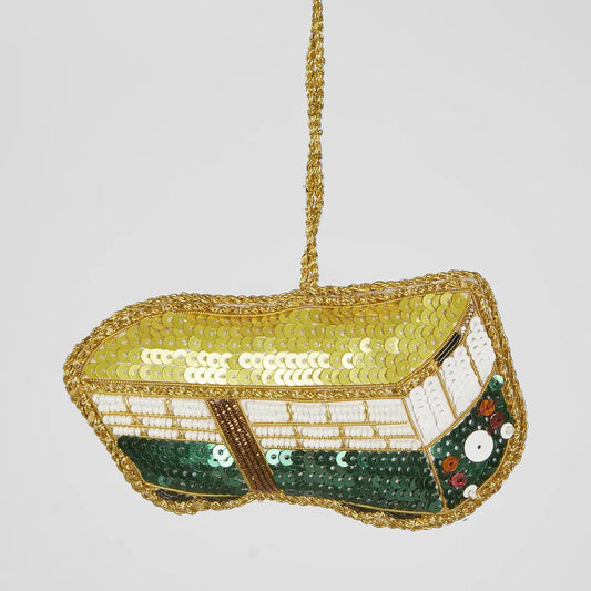 Tram Sequin Hanging Decoration