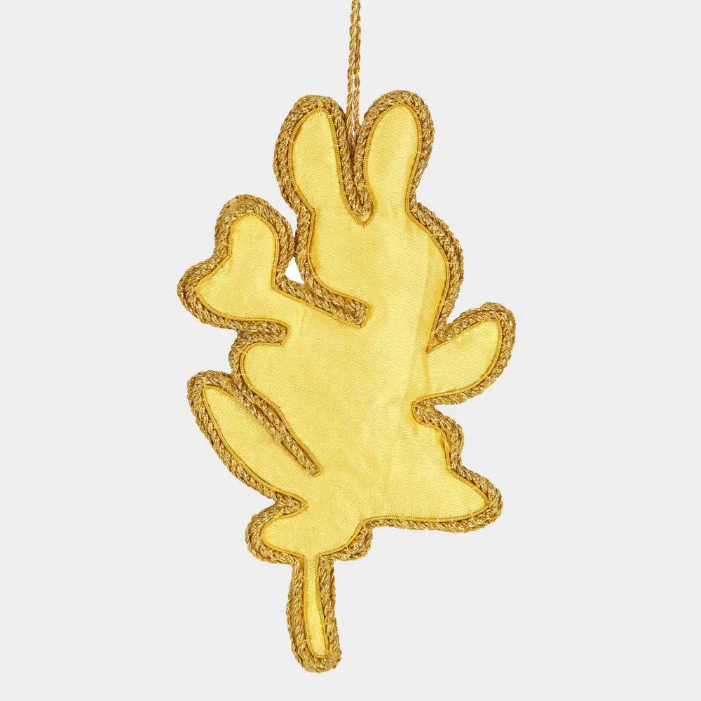 Golden Wattle Sequin Hanging Decoration