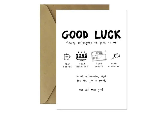 Good Luck Colleagues (A4)