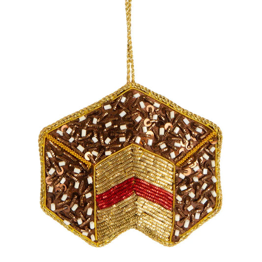 Lamington Sequin Hanging Decoration