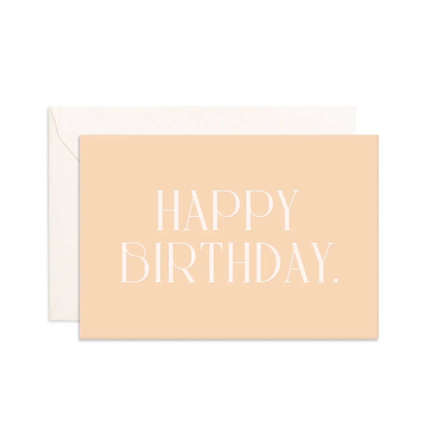 Mini Happy Birthday Card