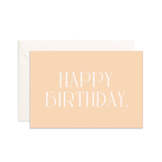 Mini Happy Birthday Card