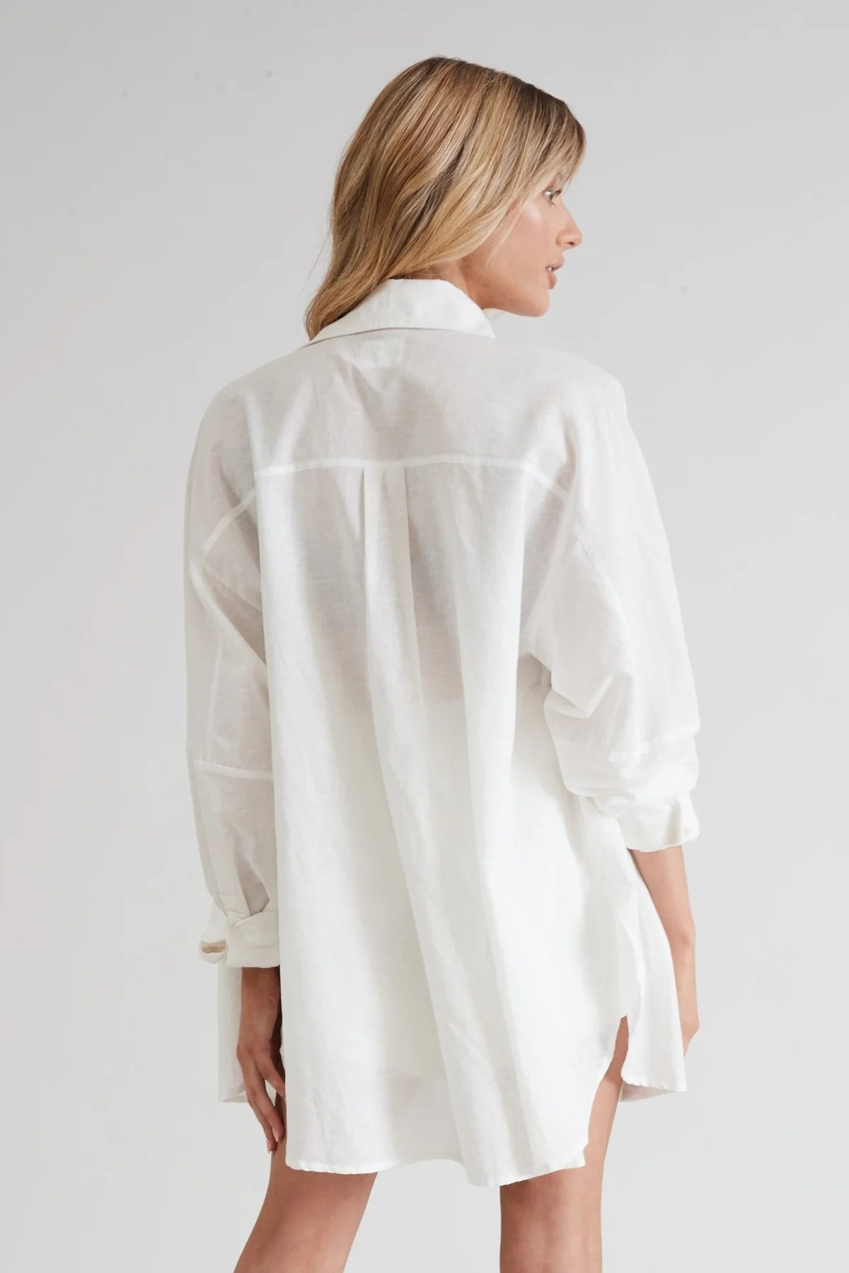 Monaco Linen Shirt, White