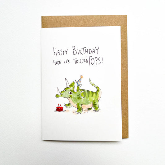 Happy Birthday, Hope It's TriceraTops