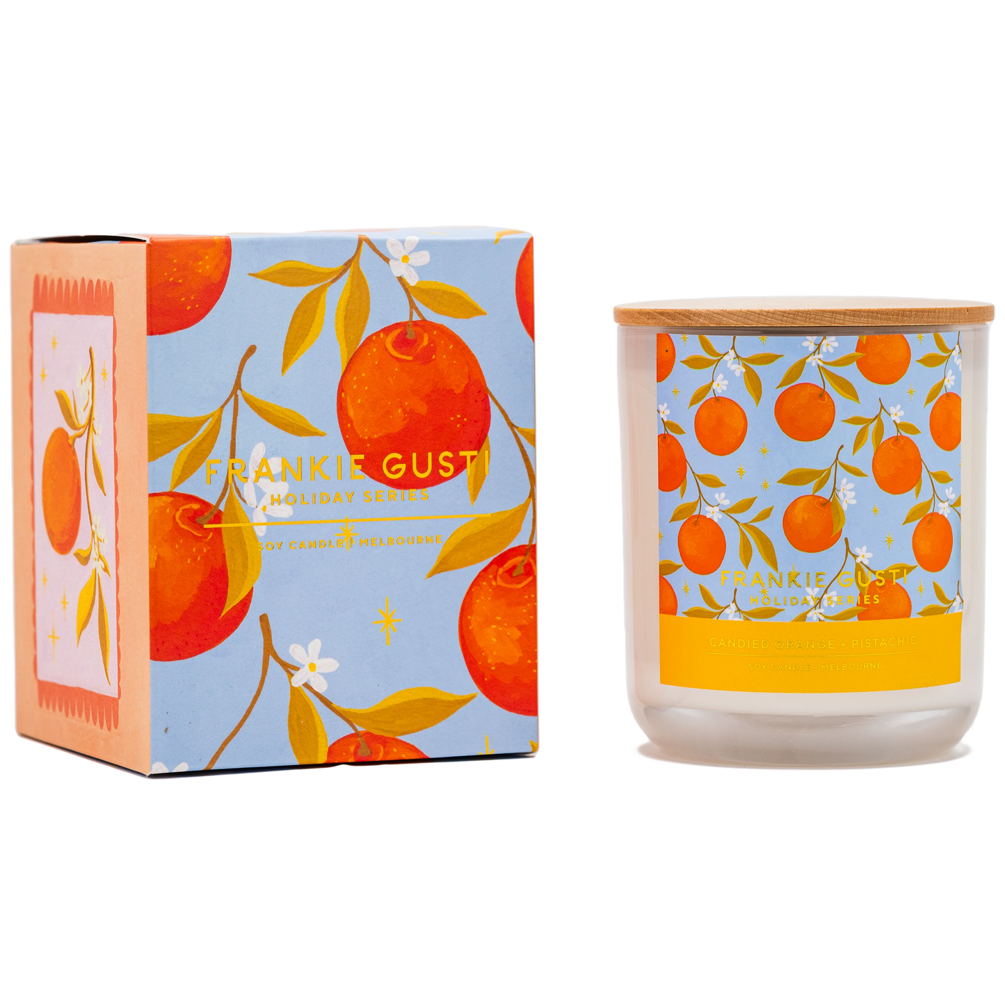 Orange + Pistachio Candle
