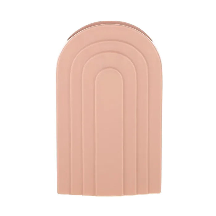 Orbital Ceramic Vase, pink