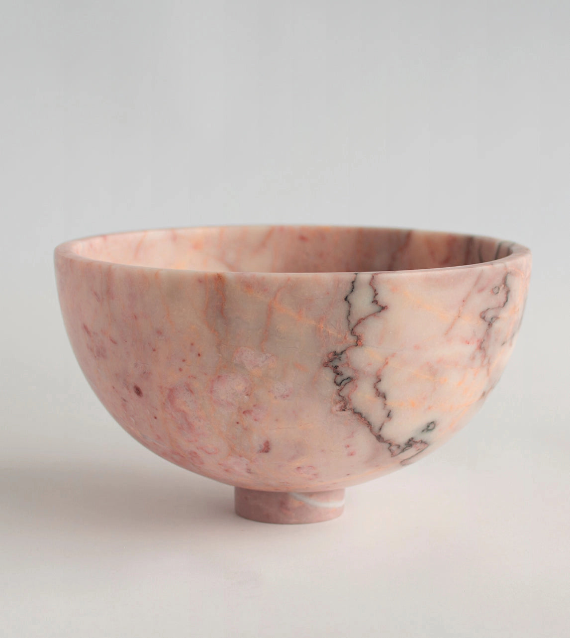 Pink Marble Fruit Bowl
