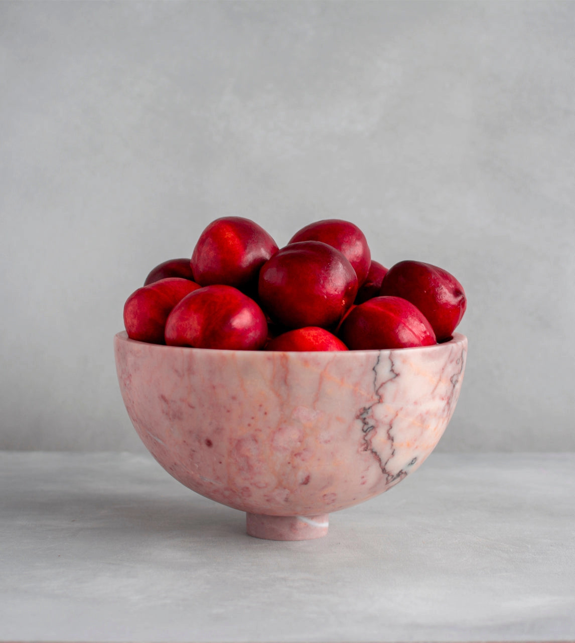 Pink Marble Fruit Bowl