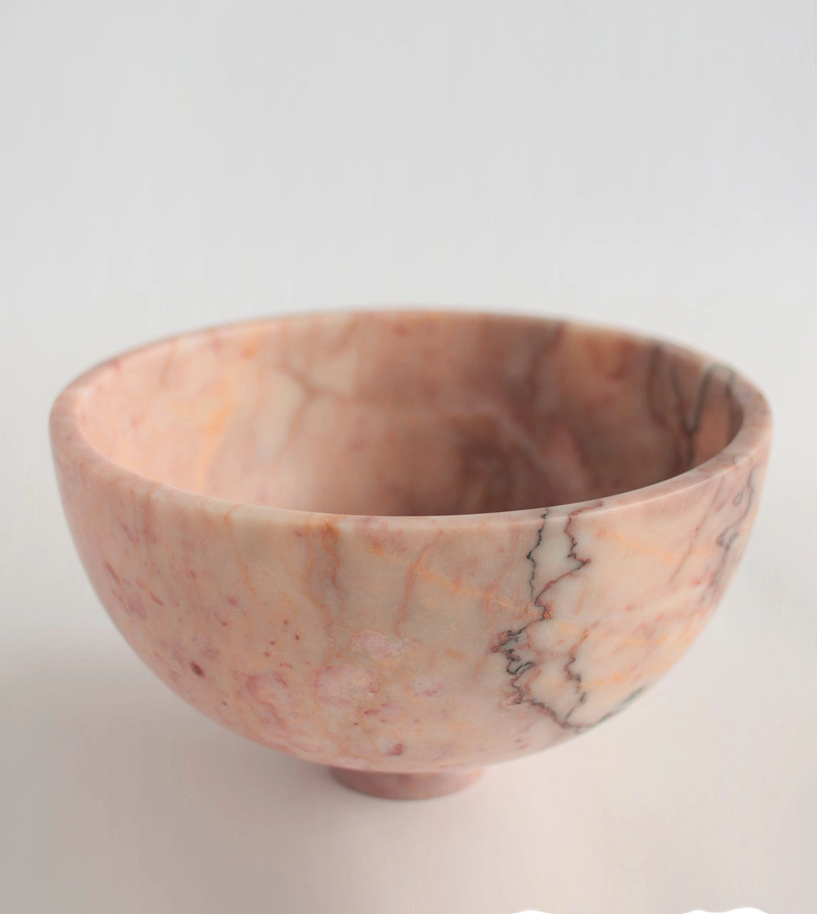 Pink Marble Fruit Bowl