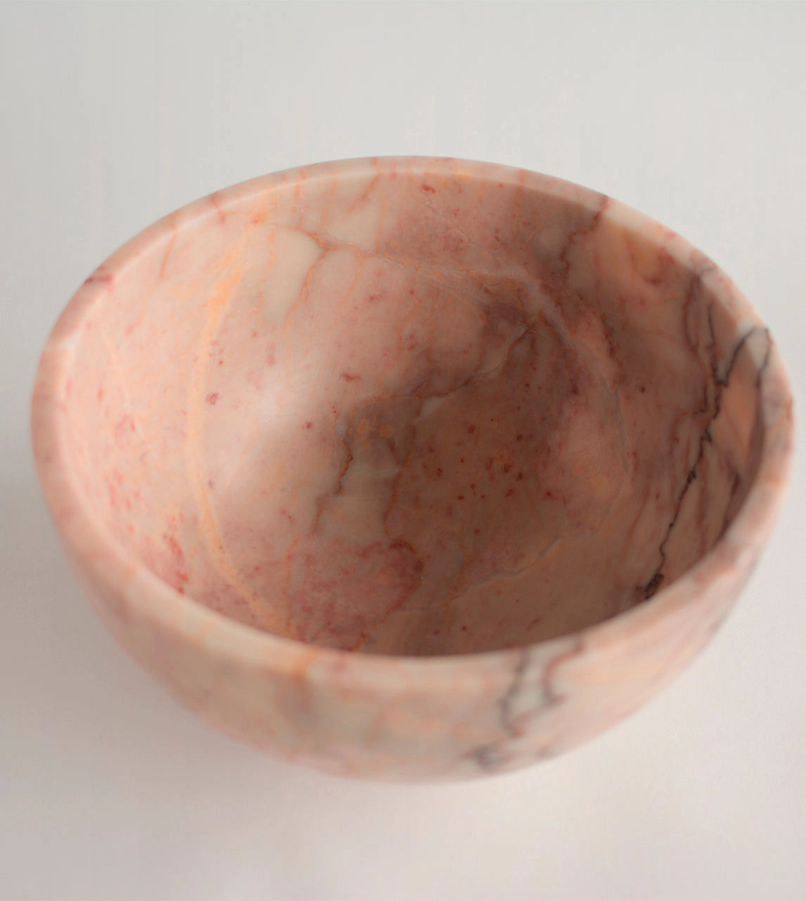 Pink Marble Fruit Bowl