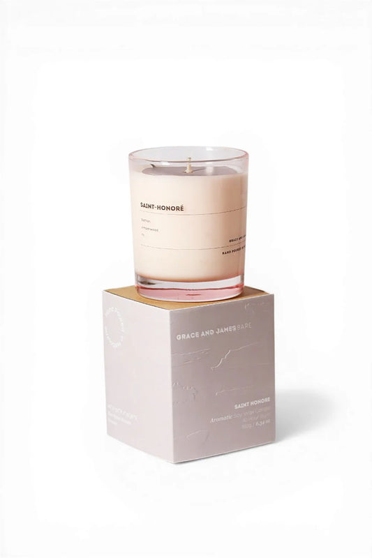 Saint Honoré Candle | Saffron, amberwood and fir