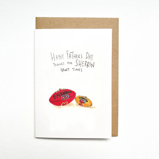 Gift Card - Happy Father's Day, Thanks for Sherrin great times