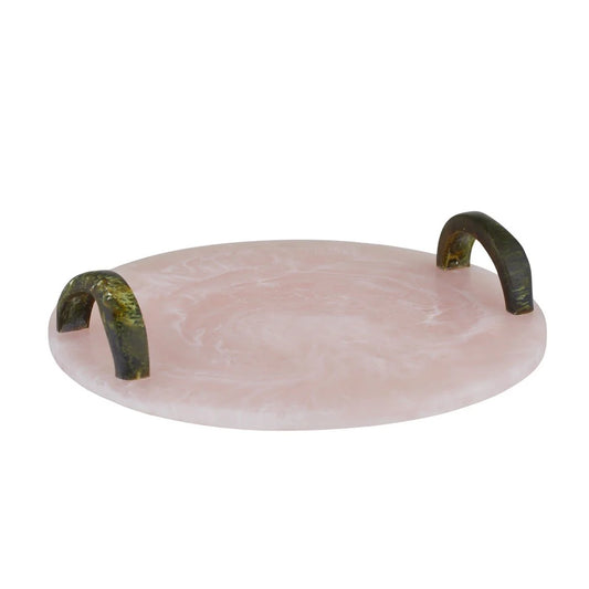 Kip Resin Tray - Nude/Olive