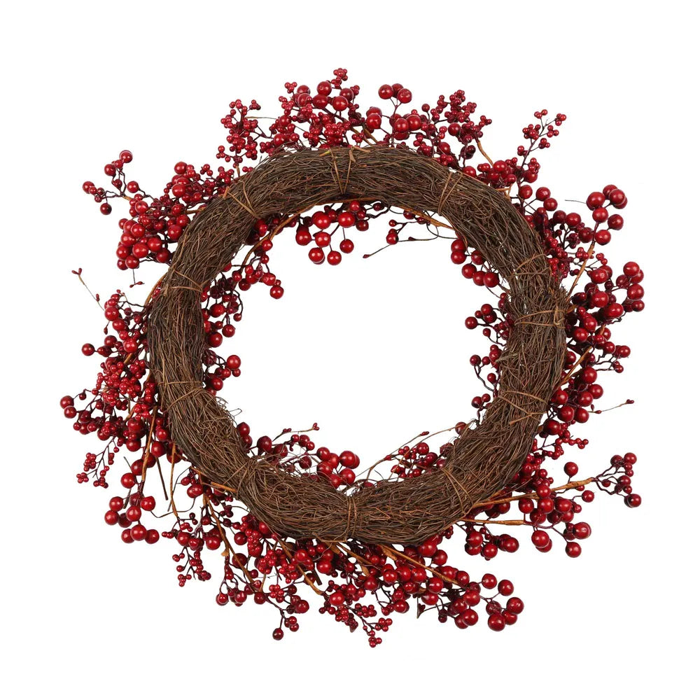 Large Red Robina Berry Wreath