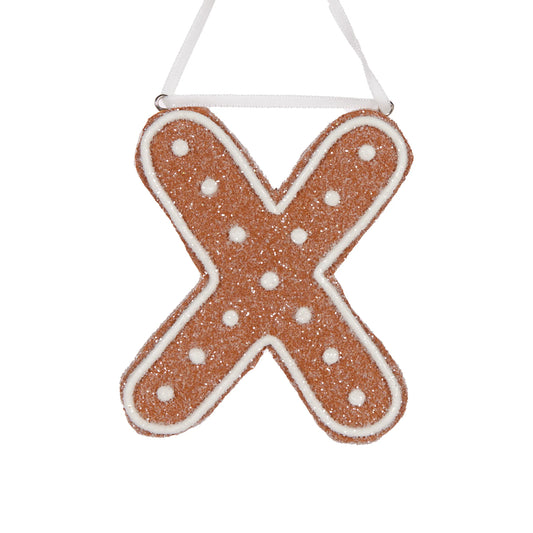 Gingerbread Alphabet Letter X